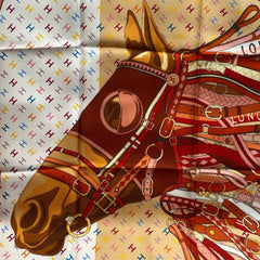 HERMES 25S SCARF 90 IN SILK 703680