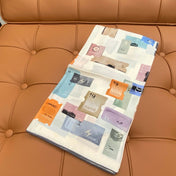 CHANEL 25S SCARF 90 IN SILK 703701