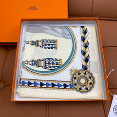 HERMES 25S SCARF 90 IN SILK 709686