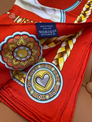 HERMES 25S SCARF 90 IN SILK 709688