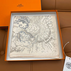 HERMES 25S SCARF 90 IN SILK 709690