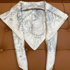 HERMES 25S SCARF 90 IN SILK 709690