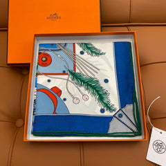 HERMES 25S SCARF 90 IN SILK 718477