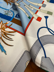 HERMES 25S SCARF 90 IN SILK 718477