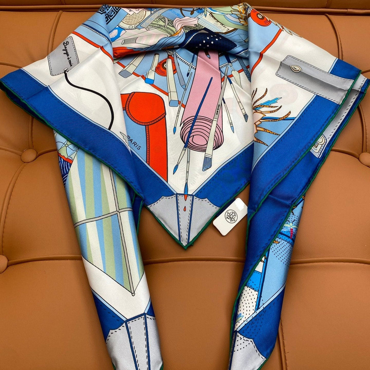 HERMES 25S SCARF 90 IN SILK 718477