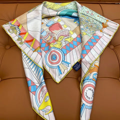 HERMES 25S SCARF 90 IN SILK 718486