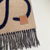 LOEWE 25S SCARF 180 IN CASHMERE WOOL 742052