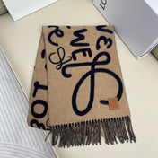 LOEWE 25S SCARF 180 IN CASHMERE WOOL 742052