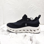 CLOUDTILT 2.0 SNEAKER IN BLACK CALFSKIN AND BREATHABLE MESH