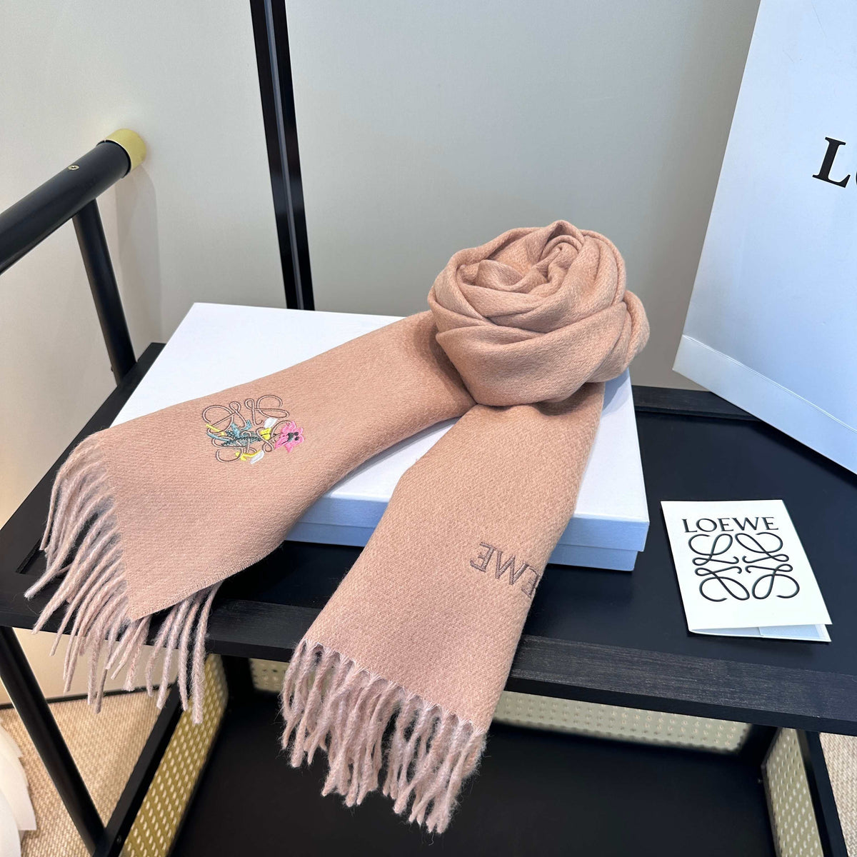 LOEWE 25S SCARF 180 IN CASHMERE 858193