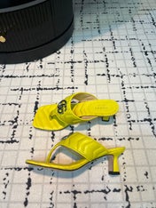 GG THONG SANDALS 55 LEMON CALKSKIN