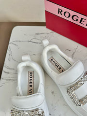 VIV' UP SNEAKERS IN WHITE CALFSKIN