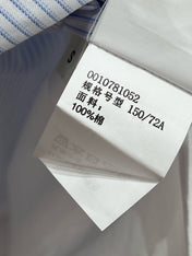 Loewe 25 Striped Long Loose Shirt Blue White Cotton