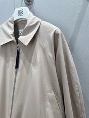 Loewe 25 Jacket Beige Cotton