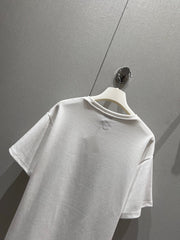 Loewe 25 Short Sleeved T-shirt White Blue Cotton 215597