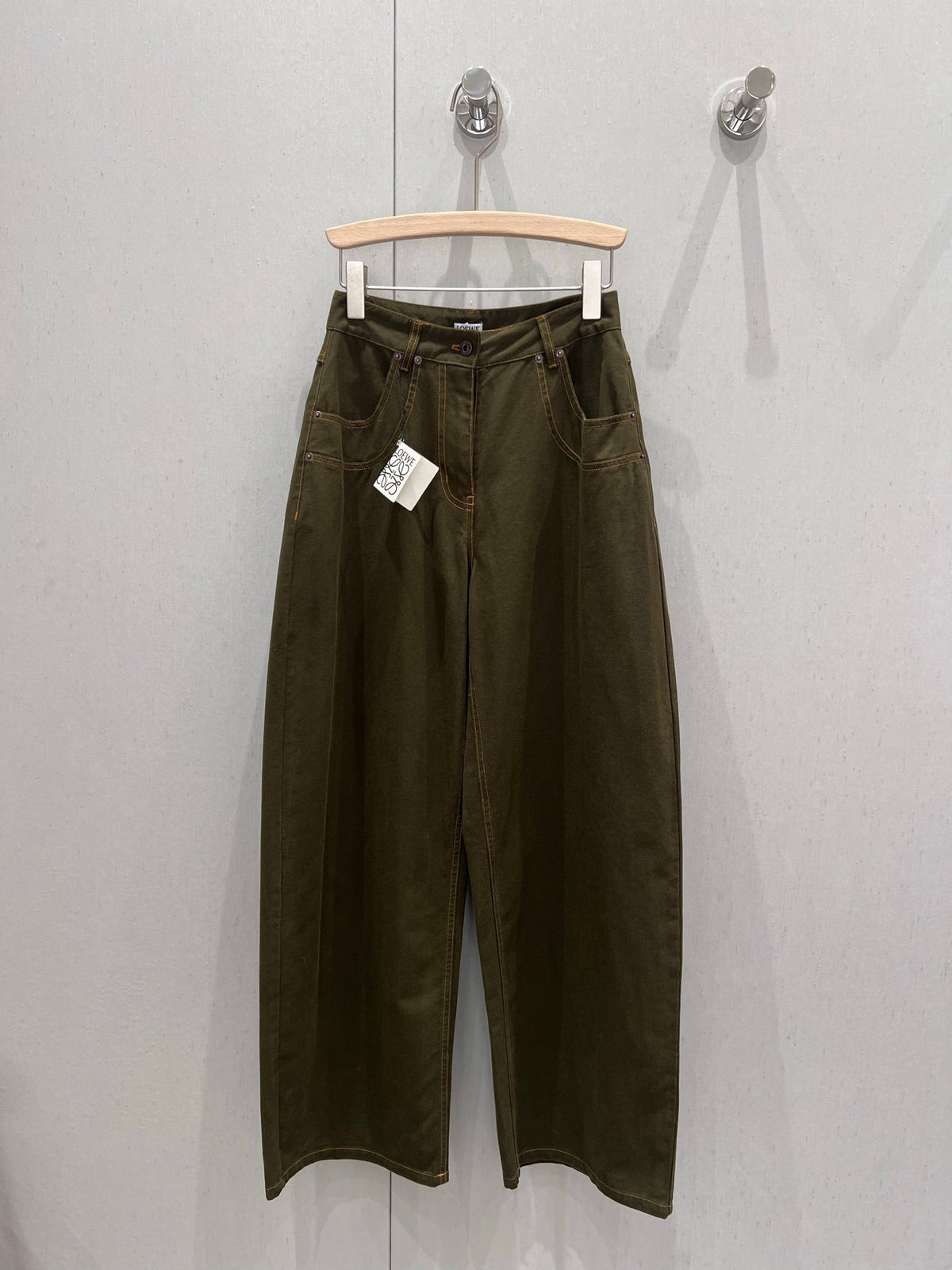 Loewe 25 Straight Wide-leg Jeans Cotton