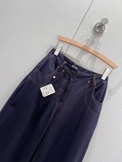 Loewe 25 Straight Wide-leg Jeans Cotton