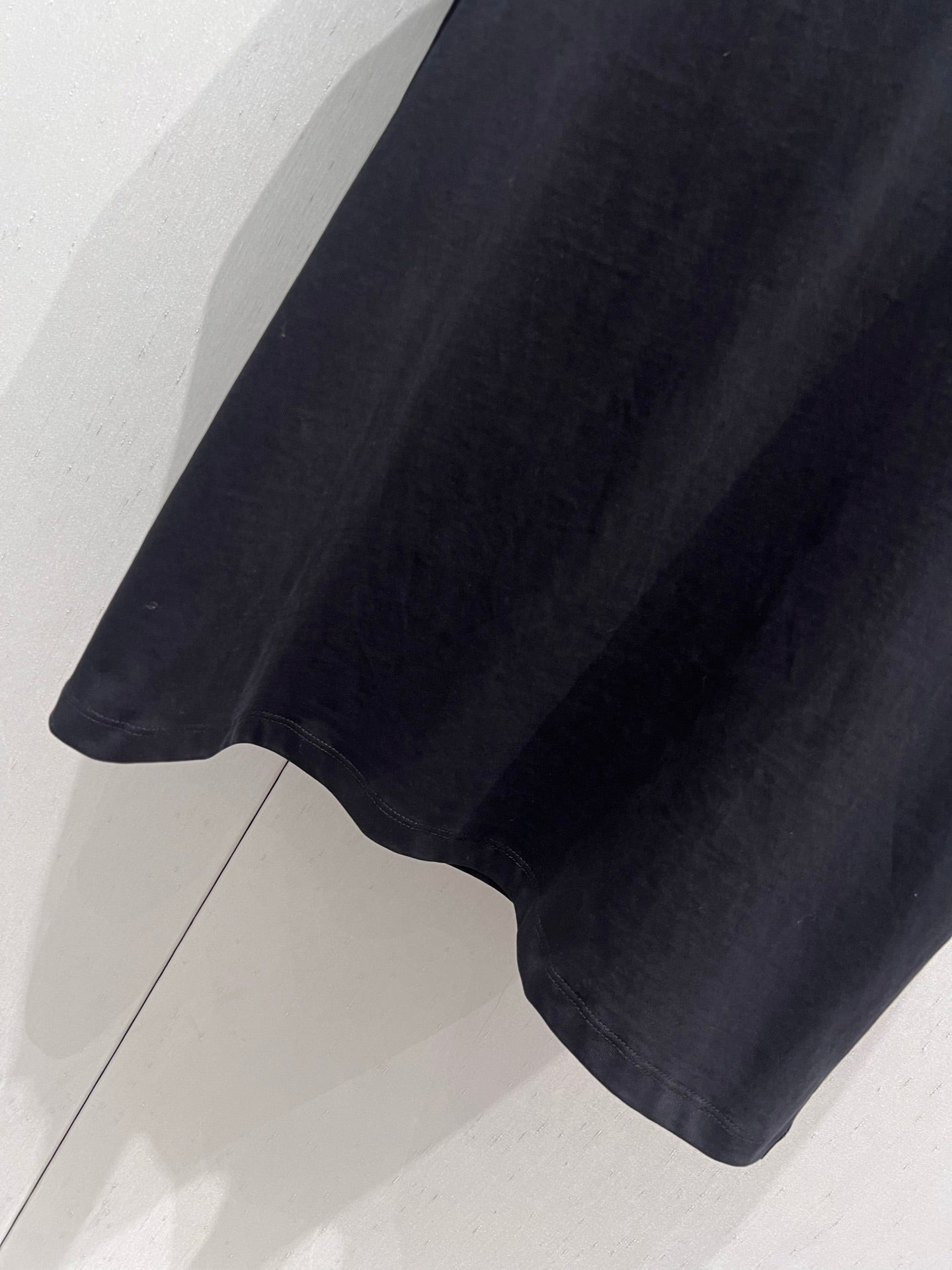 Loewe 25 Embroidered Short-sleeved T-shirt Black Cotton 221445