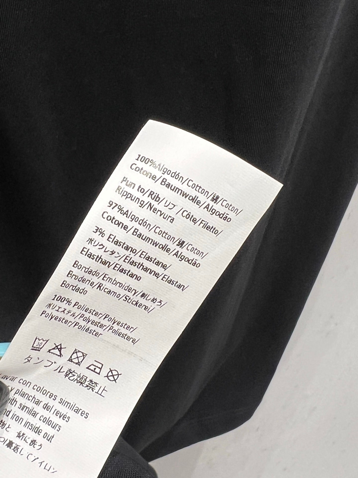 Loewe 25 Embroidered Short-sleeved T-shirt Black Cotton 221445