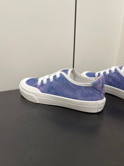 LP CLASSIC BISCUIT SNEAKER LAPIS CALFSKIN
