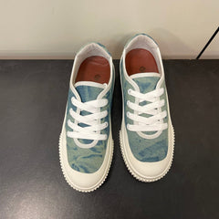 LP CLASSIC BISCUIT SNEAKER SAPPHIRE CALFSKIN