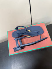 LP MINDIL SANDAL IN COBALT BLUE LAMBSKIN