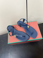 LP MINDIL SANDAL IN COBALT BLUE LAMBSKIN