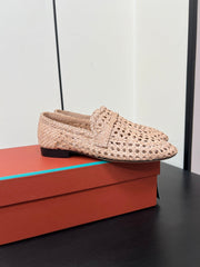 LP LOAFERS 25S IN BEIGE LAMBSKIN