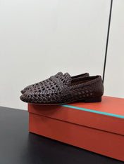 LP LOAFERS 25S IN DARK BROWN LAMBSKIN