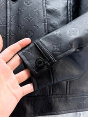 LV BLACK CALFSKIN JACKET 239566