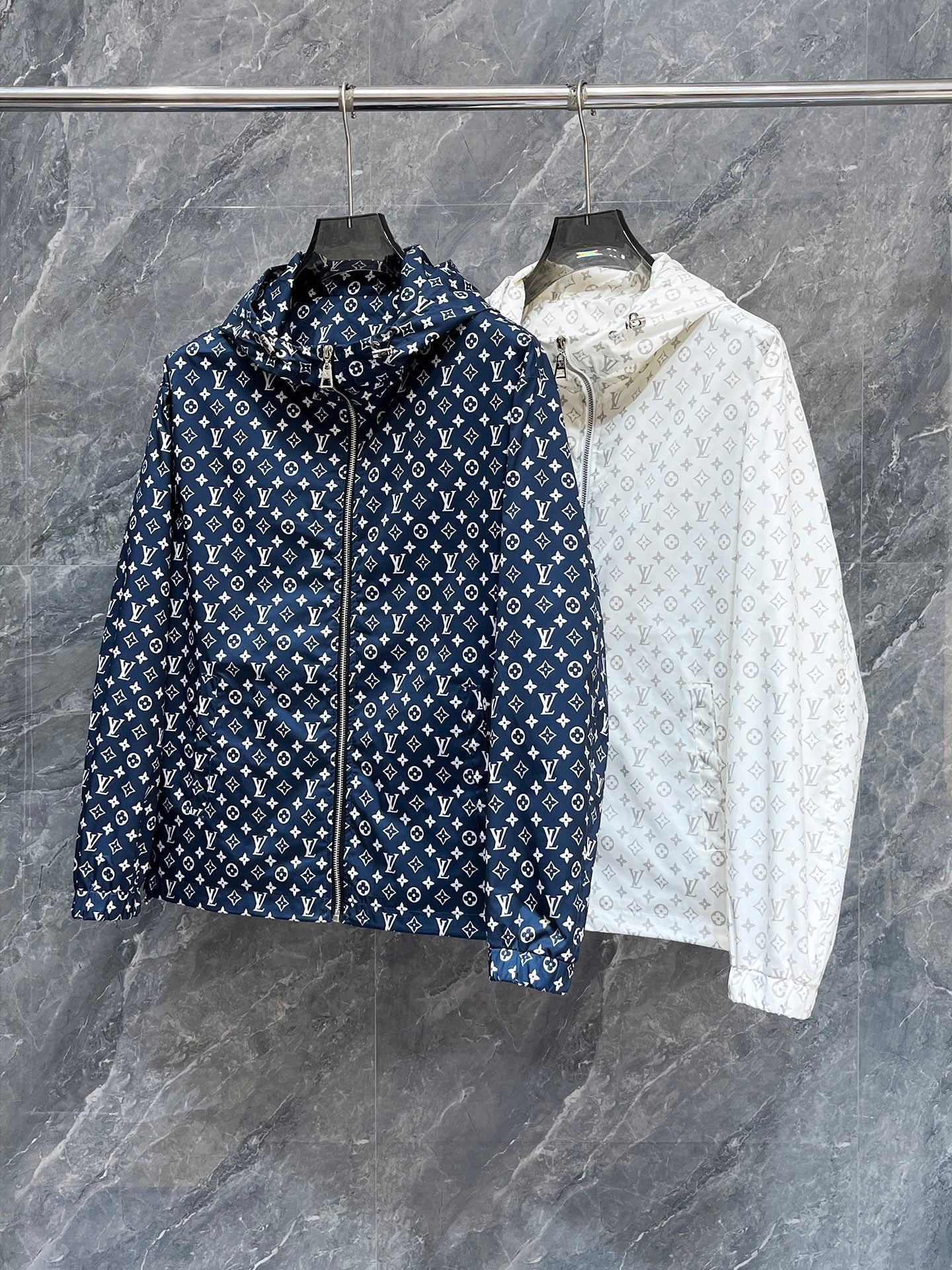 LV COBALT BLUE MONOGRAM JACKET 239553