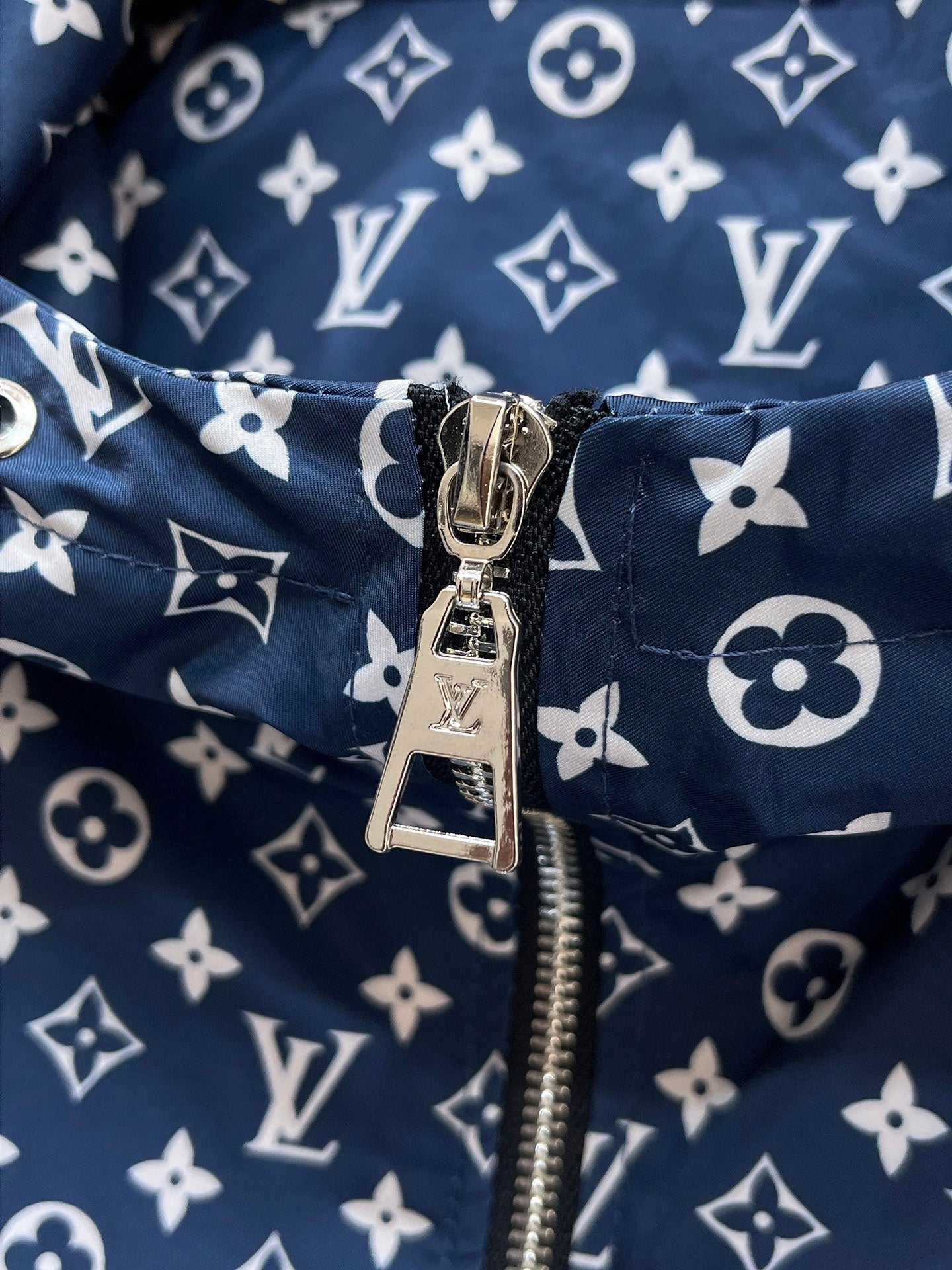 LV COBALT BLUE MONOGRAM JACKET 239553