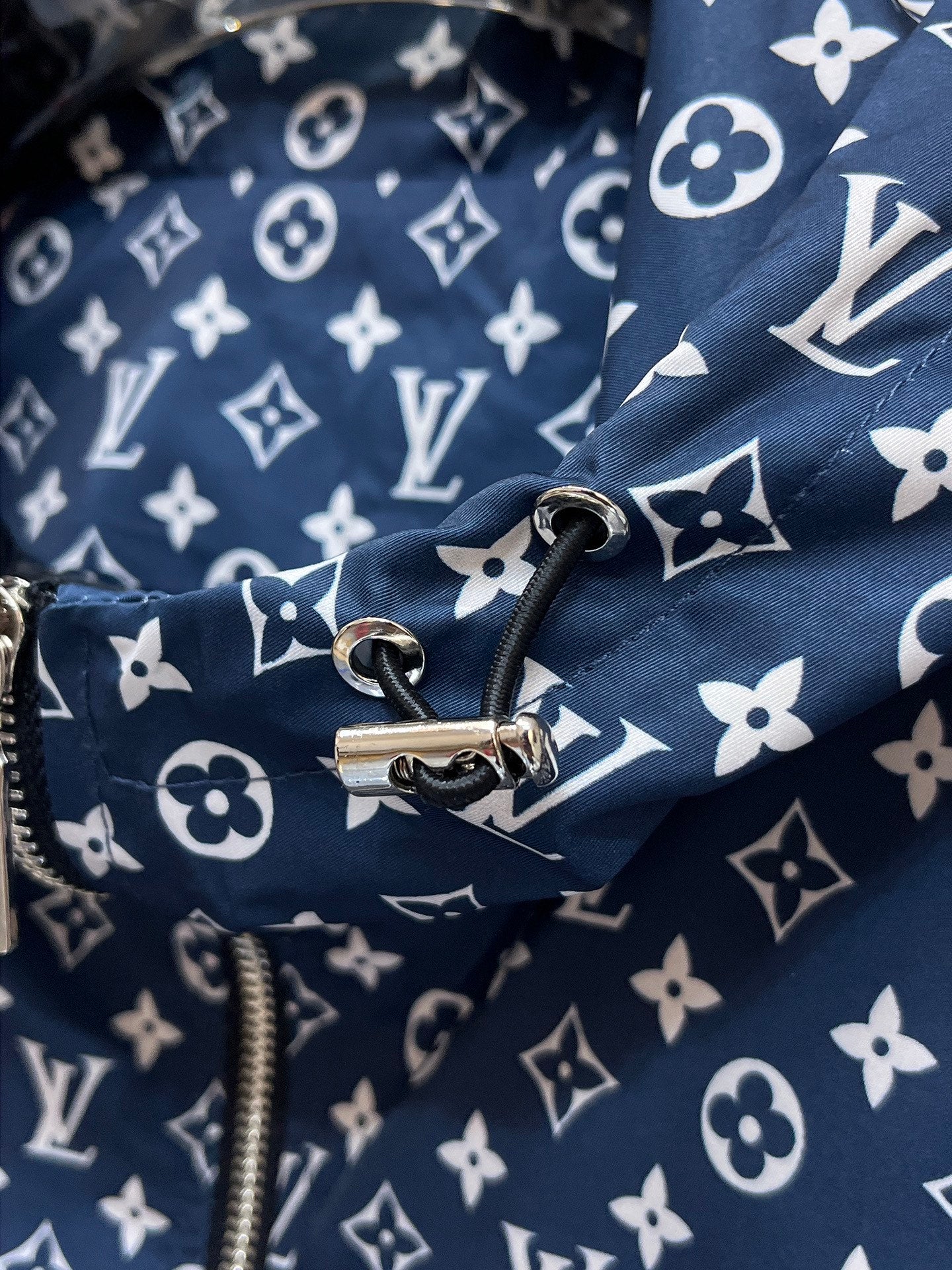 LV COBALT BLUE MONOGRAM JACKET 239553