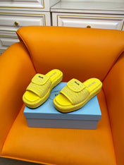 Pra Crochet Mule 20 Yellow