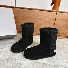 BALENCIAGA 25S ALASKA ANKLE BOOTS IN BLACK SUEDE