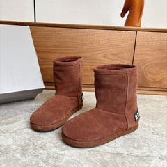 BALENCIAGA 25S ALASKA ANKLE BOOTS IN DEEP CHESTNUT BROWN SUEDE