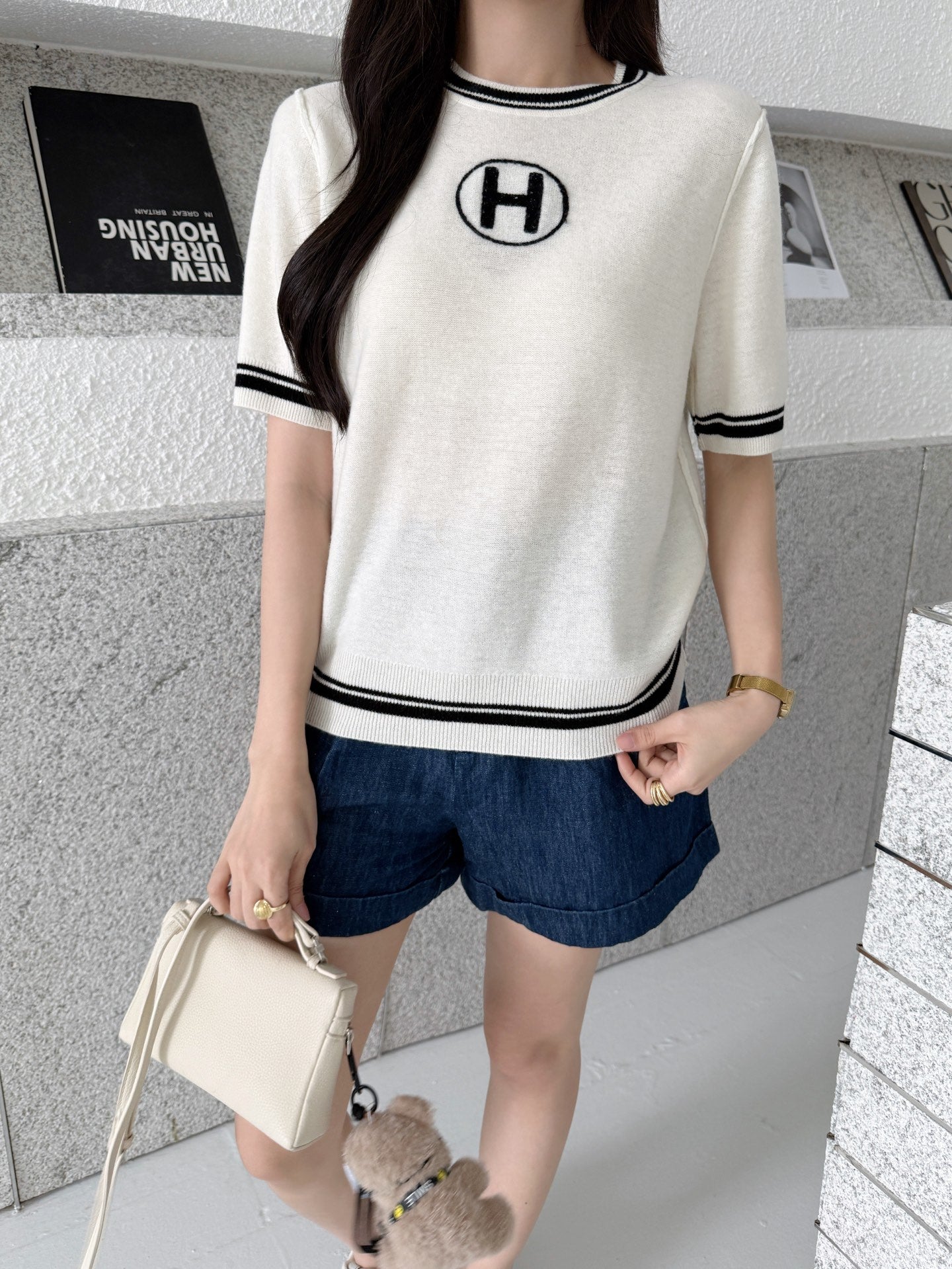 HERMES 25S PULLOVER SWEATER 165