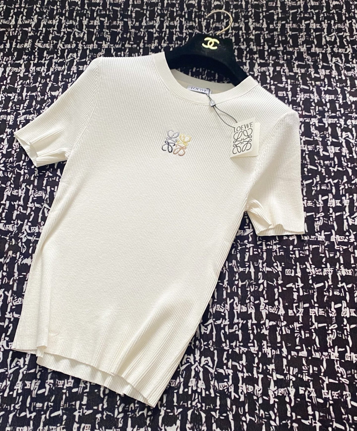 Loewe 25 Slim Sleeved T-Shirt Tencel