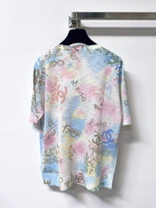 CHANEL 26S SHORT-SLEEVED KNIT SHIRT STYLE 1206