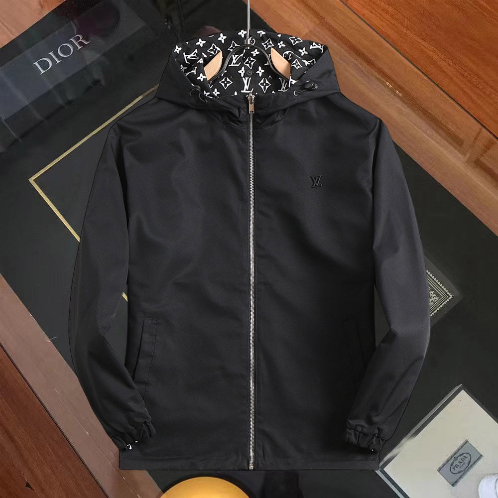 LV DOUBLE-SIDED JACKET BLACK 239003
