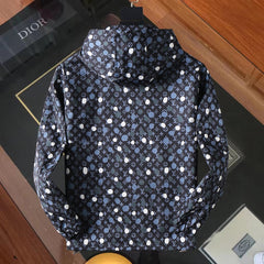 LV BLACK MONOGRAM HOODED JACKET 238997