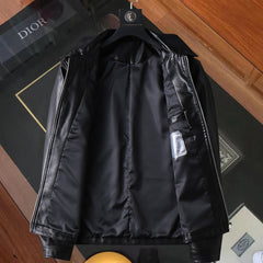 LV BLACK LAMBSKIN SHIRT JACKET 238998