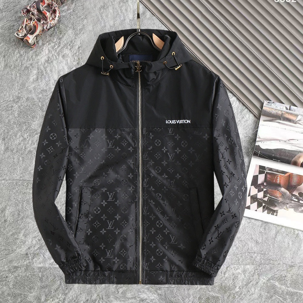 LV BLACK HOODED JACKET 239167