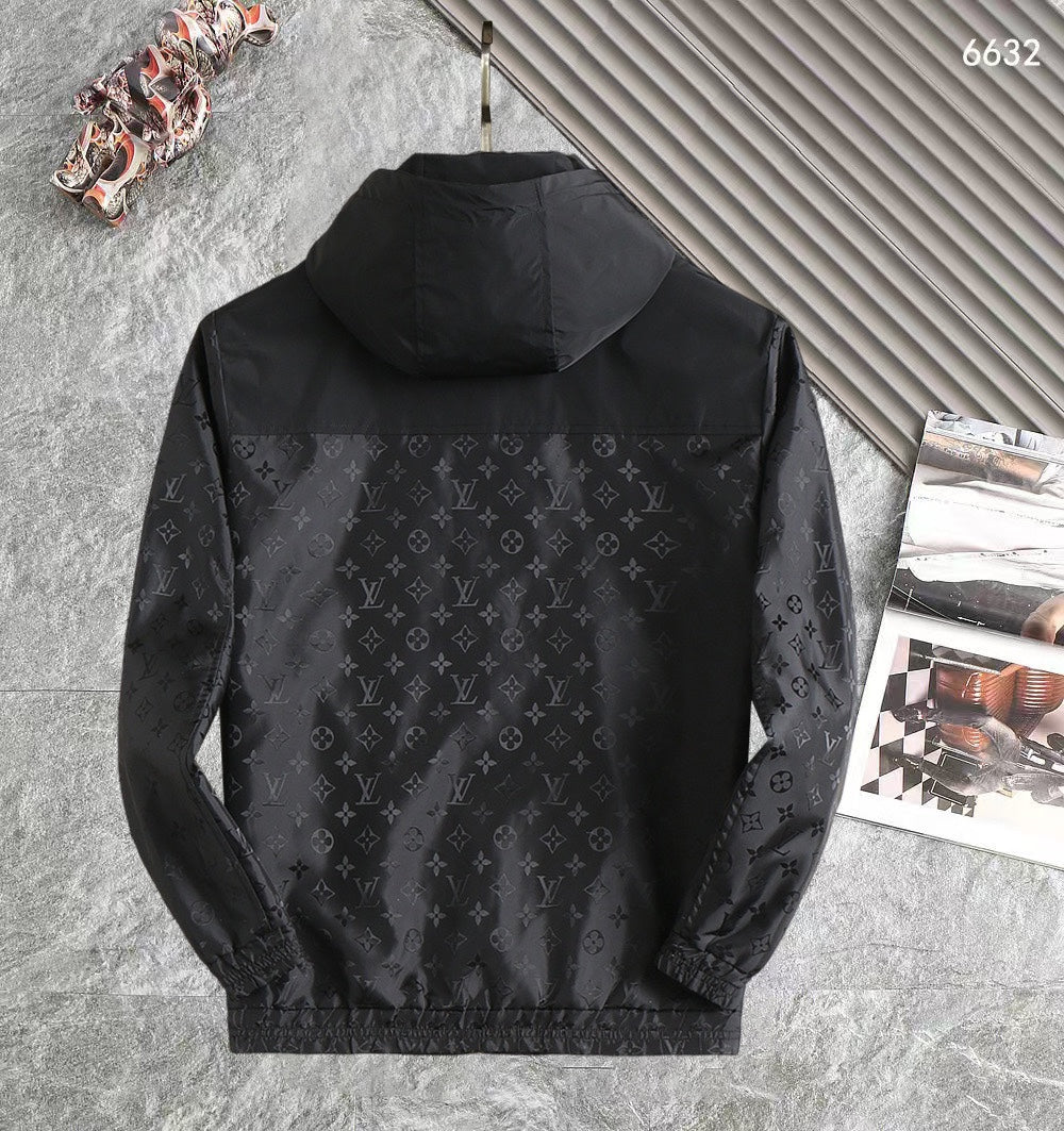 LV BLACK HOODED JACKET 239167
