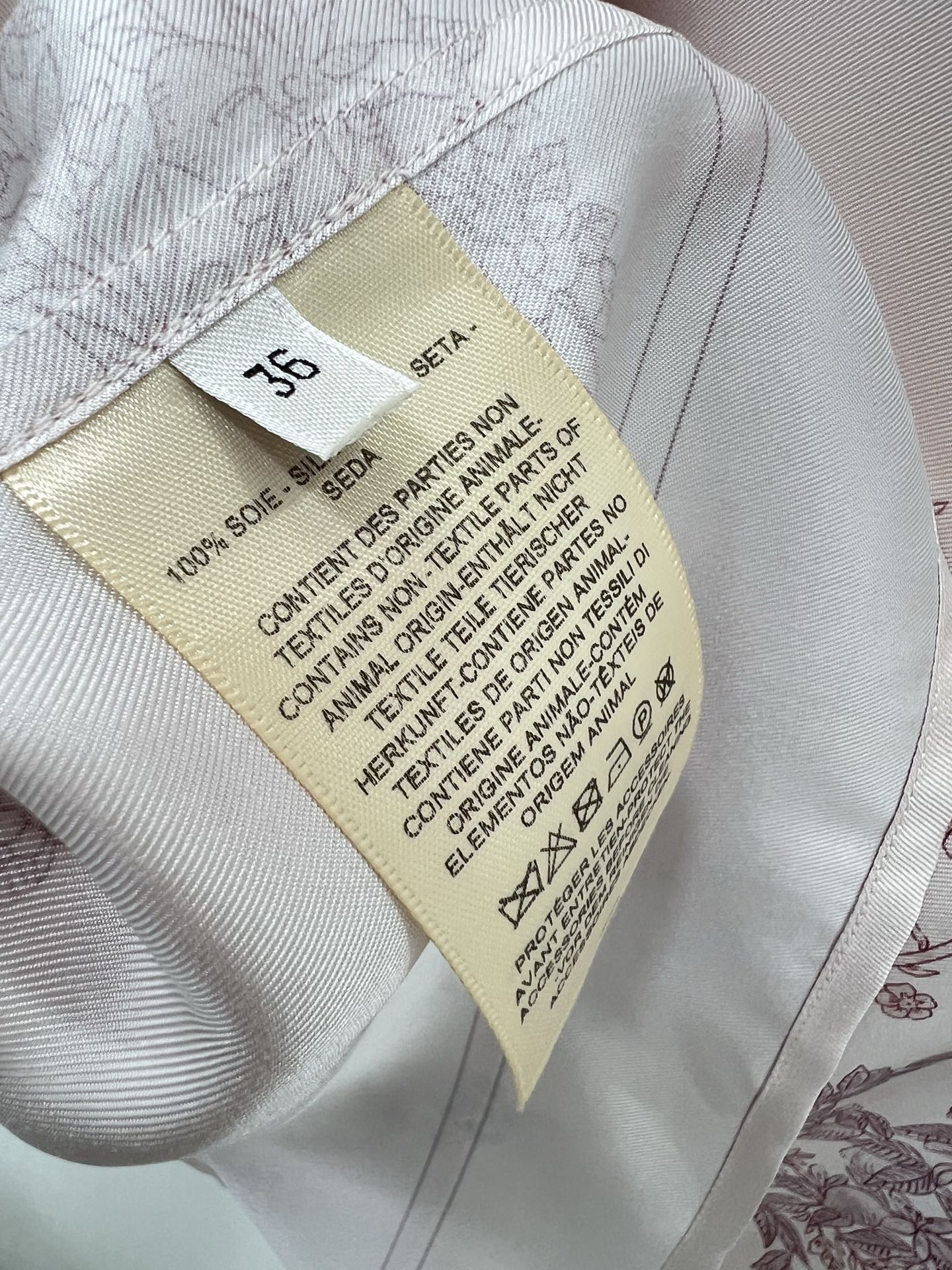 HM PRINTED SILK SHIRT 269262