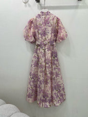 Zimmermann 25 Lyrical Printed Silk Midi Dress