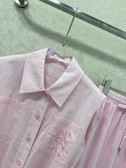 LINEN 25S BLAZER TROUSERS SET 265616