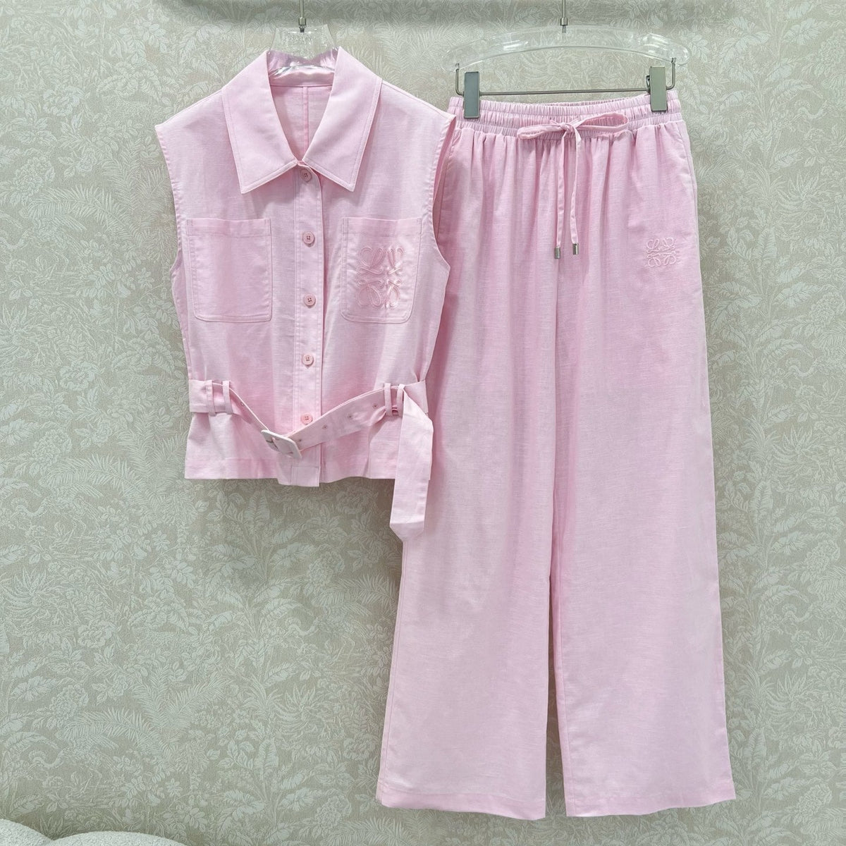 LINEN 25S BLAZER TROUSERS SET 265616