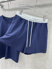 LOEWE SHORT-SLEEVE T-SHIRT AND SHORTS SET 275218