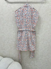 LOUIS VUITTON MONOGRAM FLORAL PRINT DRESS 275199